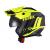 Casco scooter fluo